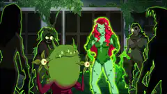 Poison Ivy and plant monsters dancing