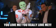 The Mask Oscar You Love Me