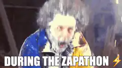Einstein during the zapathon