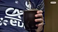 Antoine Griezmann drinking mate