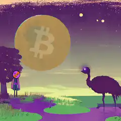 Bitcoin Moon and Emu