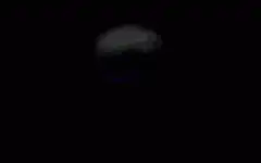 pixel skull appears and dissolves