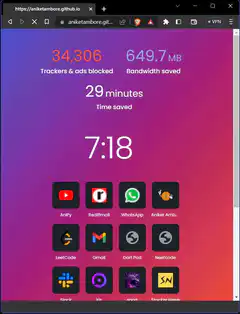 Bitcoin tip card for anipy