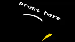 press here arrow animation