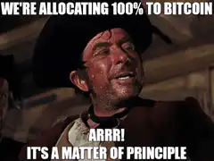 Arrr Bitcoin Matter of Principle