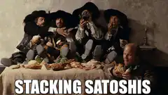 The Last Supper Stacking Satoshis
