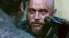 Ragnar Lothbrok axe face