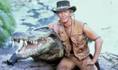 Chuck Norris with alligator