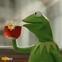 Kermit sipping tea