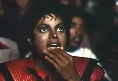 Michael Jackson shocked face