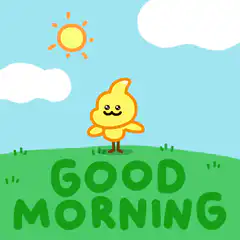 Good Morning Poop Character