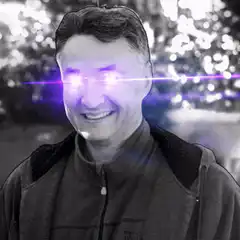 Chuck Norris laser eyes