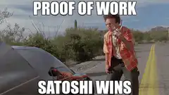 Doc Brown Proof of Work Satoshi Wins