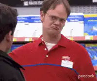 Dwight Schrute confused by Jim
