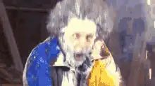 Einstein skeleton on fire