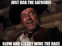 Just DCA the Satoshis Slow and Steady
