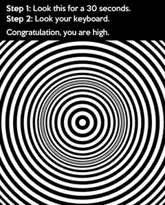 Look this for 30 seconds hypnosis gif