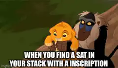 Rafiki throws Simba into the sky