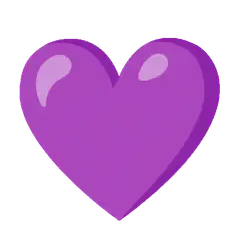 purple heart animation