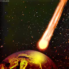 Meteors hitting Earth