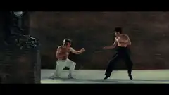 Bruce Lee vs Kareem Abdul-Jabbar fight scene