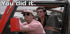 You did it. You crazy son of a bitch