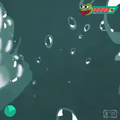 Pepe Frog health bar underwater