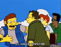 Wallet Inspector Simpsons