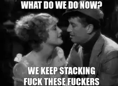 What do we do now we keep stacking
