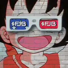 Goku wearing 4D FJB glasses