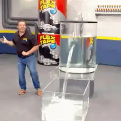 Flex Tape stops leaking water