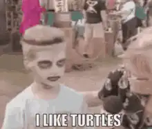 Zombie Kid Says I Like Turtles
