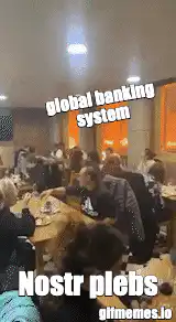 Nostr plebs vs global banking system