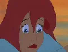 Ariel crying from The Little Mermaid