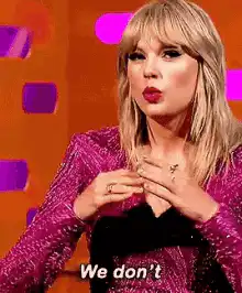Taylor Swift We Don't